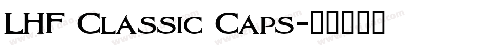 LHF Classic Caps字体转换